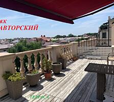 Просторная квартира с видом на море ЖК Авторский. Большая терраса.