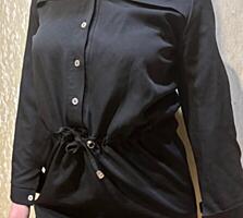 Чёрное женское платье. Размер 46-48