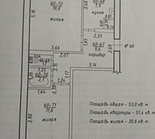 Продам 2ух комнатную квартиру
