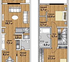 Предлагаем вашему вниманию современный дуплекс, построенный по самым .