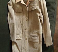 Новая испанская замшевая демисезонная куртка "Clockhouse" р. M - 1000