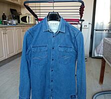 Три мужские джинсовые рубашки в идеальном состоянии. Размер 46 - 48.