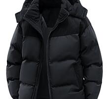 Мужская зимняя утепленная куртка с капюшоном новая размер 46 (М)