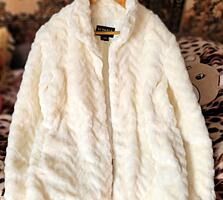 Шуба в идеальном состоянии - узором Шеврон. Размер, 3XL Торг возможен!