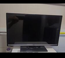 LED телевизор 24" с документами и коробкой