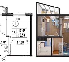 Продаётся однокомнатная квартира. Дарницкий район, улица Гмыри ...
