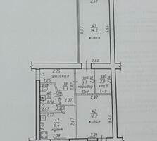 2-комн. квартира, 5/5.Бородинка. Начат ремонт и сделана перепланировка