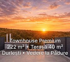 Townhouse Premium, Terasă 40m², Vedere la Pădure, Durlești, Proprietar