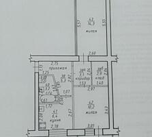 Продается 2-комнатная квартира на Бородинке(17 школа) под ремонт