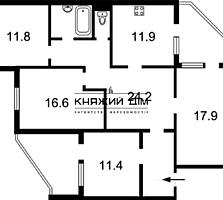 Отличная 4-ех комнатная раздельная квартира на Позняках по просп. ...