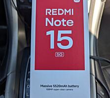 Сяоми Redmi Note 15 5g 8/256Gb запечатан. Гарантия