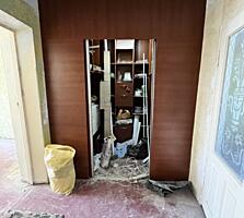 Двушка с начатым ремонтом