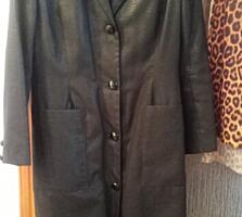 Б/у Плащ Инд. пошив 46р-р. Силуэт- прямой