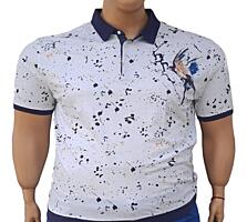 Polo alb pentru bărbați Lacoste.