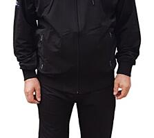 Soccer чёрный спортивный костюм с капюшоном.