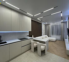 Стильная кухня - студия и спальня в ЖК " Лимнос"