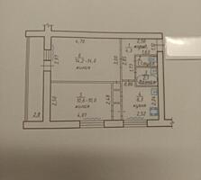 Продается 2-х комнатная в центре города, Прокуратура/Акватир