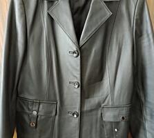 Пиджак куртка р 46 48 кожа натуральная 350р