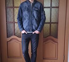 Джинсовая куртка; Брюки; Свитер -Шерсть; Пальто - Парка