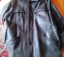 Мужская куртка, телячья кожа, размер 52-54