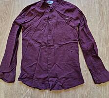 Мужская рубашка SARINO с воротником-стойкой (S-M)