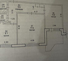2 комн, Кр. Казармы, м-н Шериф, 5/9, под ремонт