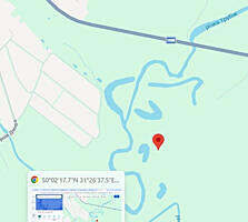 Продається земельна ділянка площею 10 соток у мальовничій місцевості .