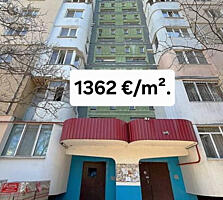 Vând apartament 2 camere Ciocana 55 m² 1362 €/m² €