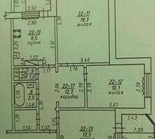 Продам 3-ех комнатную квартиру р-йон Борисовка 27000$