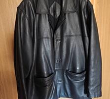 Куртка кожаная р. XXL