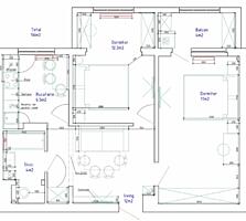 SE VINDE Apartament 56 m2. Gata de trai. Sect. Botanica.