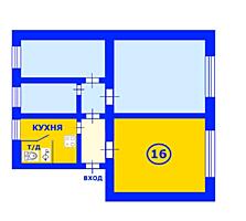 Комната 16м² Канатная / Итальянский бульвар / удобства свои / 1 СОСЕД