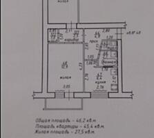 2-х комнатная, Балка, 5/5, 26500$