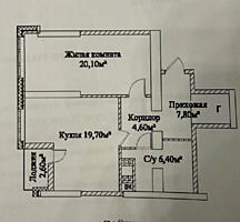 Продам квартиру 59.9 кв. м., 10/20, новый дом, жк Гольфстрим.