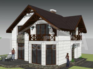 Casa cu 2 etaje, eficient termic, planimetrie functionala
