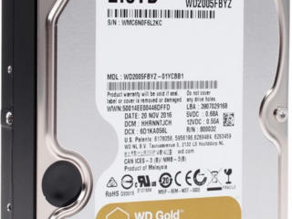 Western Digital Gold Enterprise WD2005FBYZ / 2.0TB HDD 3.5