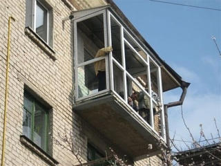 Расширение балконов, козырьки, сушилки, крыши.