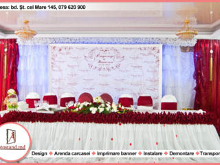 Foto panou cumatrie, fotopanou nunta, botez, banner personalizat