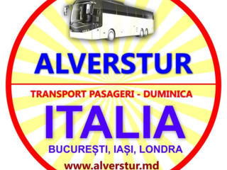 Transport Chisinau-Italia cu Alverstur - 65 euro
