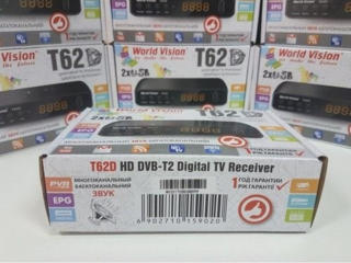 Оборудование для дома DVB-T2 Т Тюнер World Vision T62D YouTube, MEGOGO