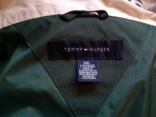 НОВАЯ куртка TOMMY-HILFIGER зелёно-белая, мужская, большой размер!