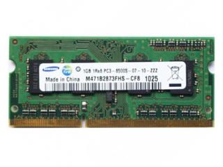Для ноутбука Samsung PC3-8500 (1066Mhz) DDR3 1GB-90 рублей
