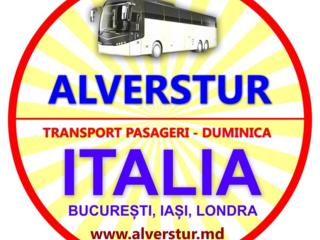 Transport pasageri Chișinău-Napoli Miercurea; Napoli-Chișinău Duminica