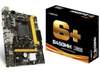 MB Biostar B450MH / Socket AM4 / AMD B450 / Dual 2xDDR4-3200 / APU AMD