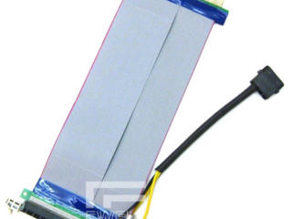 Райзер Card PCI-E 16X, Molex, с защелкой, шлейф 30 см НОВЫЙ!!!