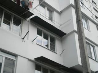 Козырьки навесы крыши над балкон альпинисты наружное утепление стен герметизация