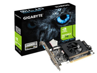 GIGABYTE GT710 / 2GB GDDR5 / 64Bit / Silent / Low Profile / GV-N710D5-