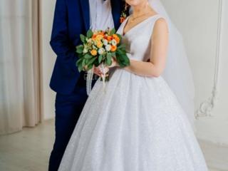 Свадебное Платье 2019 г. невенчанное со скидкой 70% Rochie de mireasa