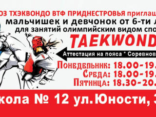ДЕТСКАЯ ШКОЛА ТХЭКВОНДО! Балка, школа №12.