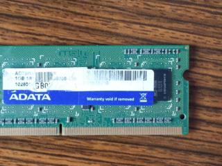 Продам оперативную память DDR3 1G для ноутбука